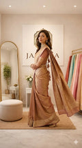 Wine Glass Tissue Silk Saree
